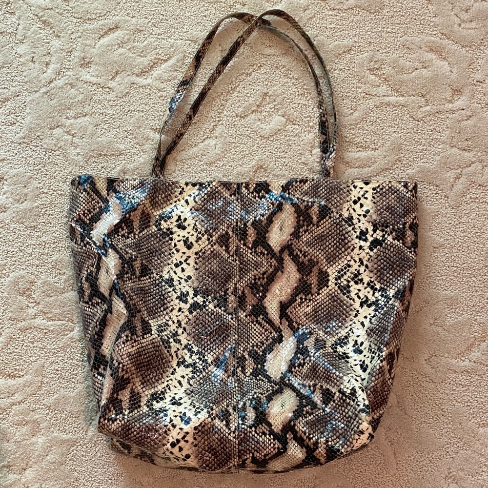 Snakeskin Pattern Tote Bag